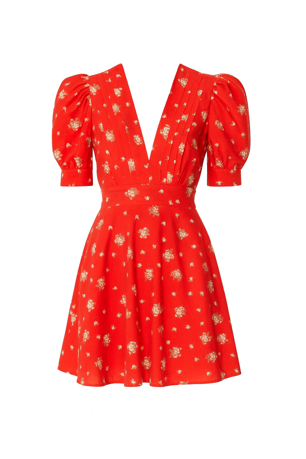 Mini Muse dress in red